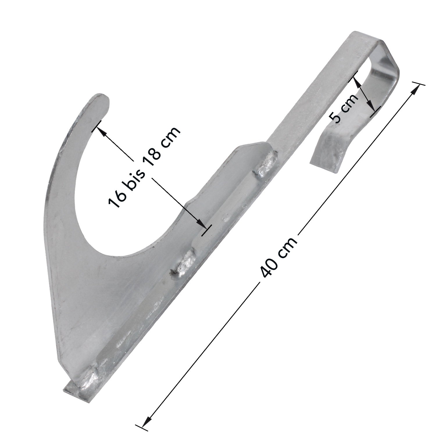 2,0 m Schneefanbalken-Set , Universal-System, Schneefanghöhe 16 cm